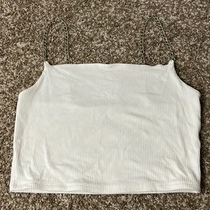 Garage chain strap tank top